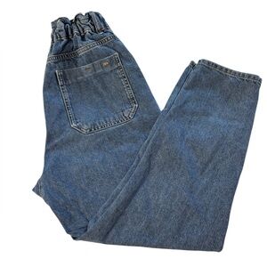 Zara Blue Relaxed Jeans with Vintage Wash